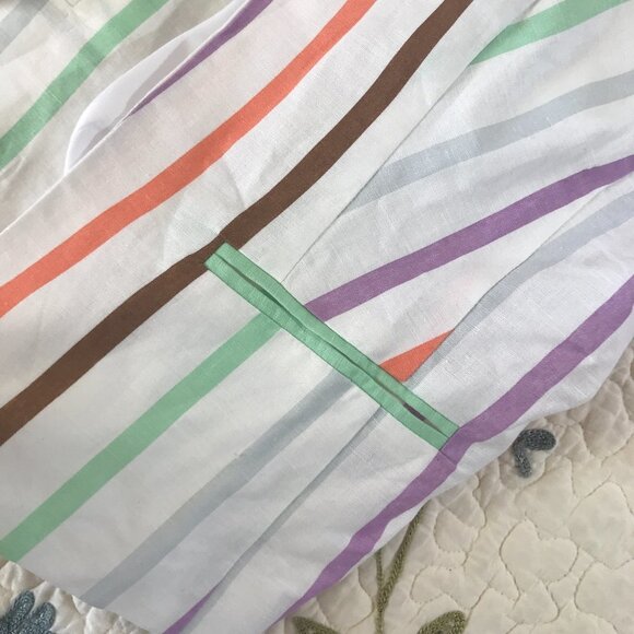 Modcloth NWT S Stripe Cotton-Linen Blazer - Picture 10 of 14